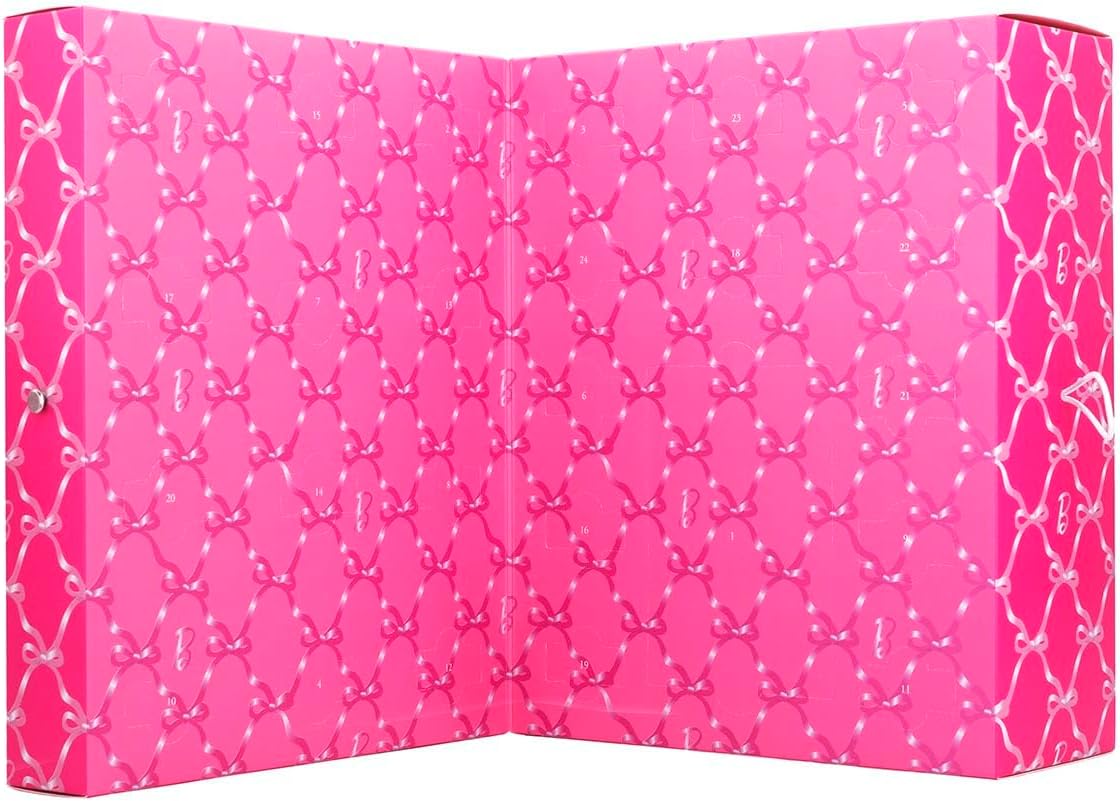 Barbie Adventskalender mit Duftlampe & 24 Duftwachs Wax Melts – Duftwachs Adventskalender aus Sojawachs mit fruchtig-frischen Düften – Weihnachtsgeschenk für Barbie-Fans