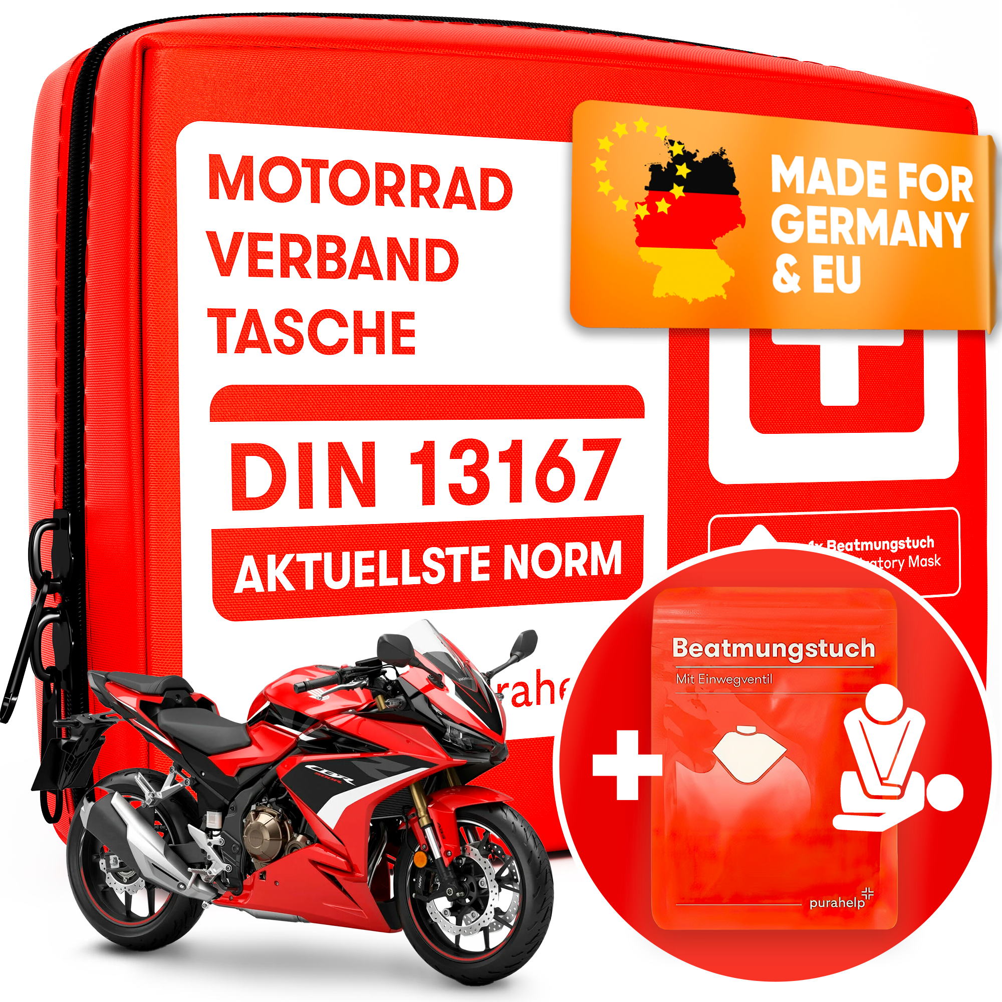 Motorrad Verbandskasten  DIN 13167