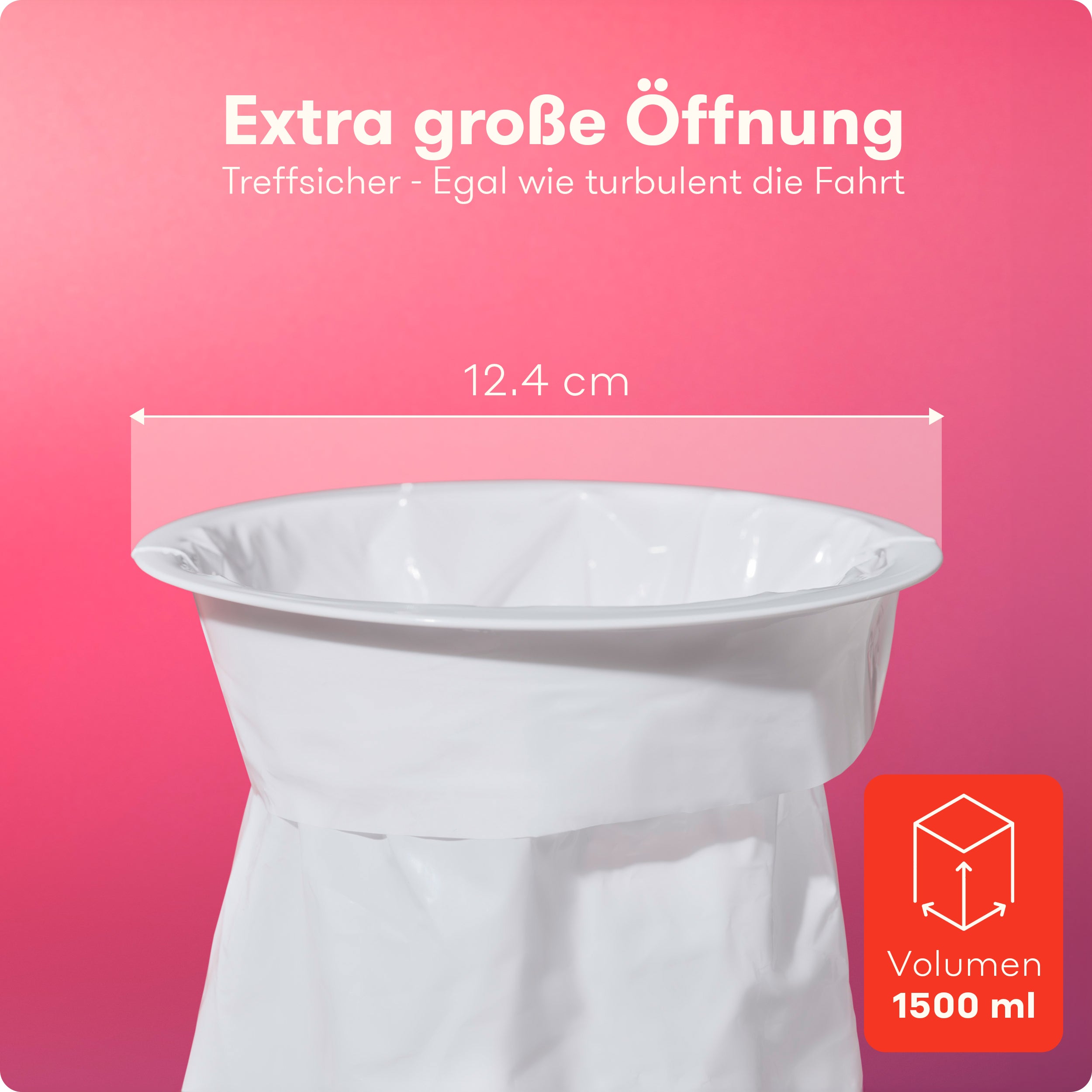 Spuckbeutel 1500 ml (25 Stück)