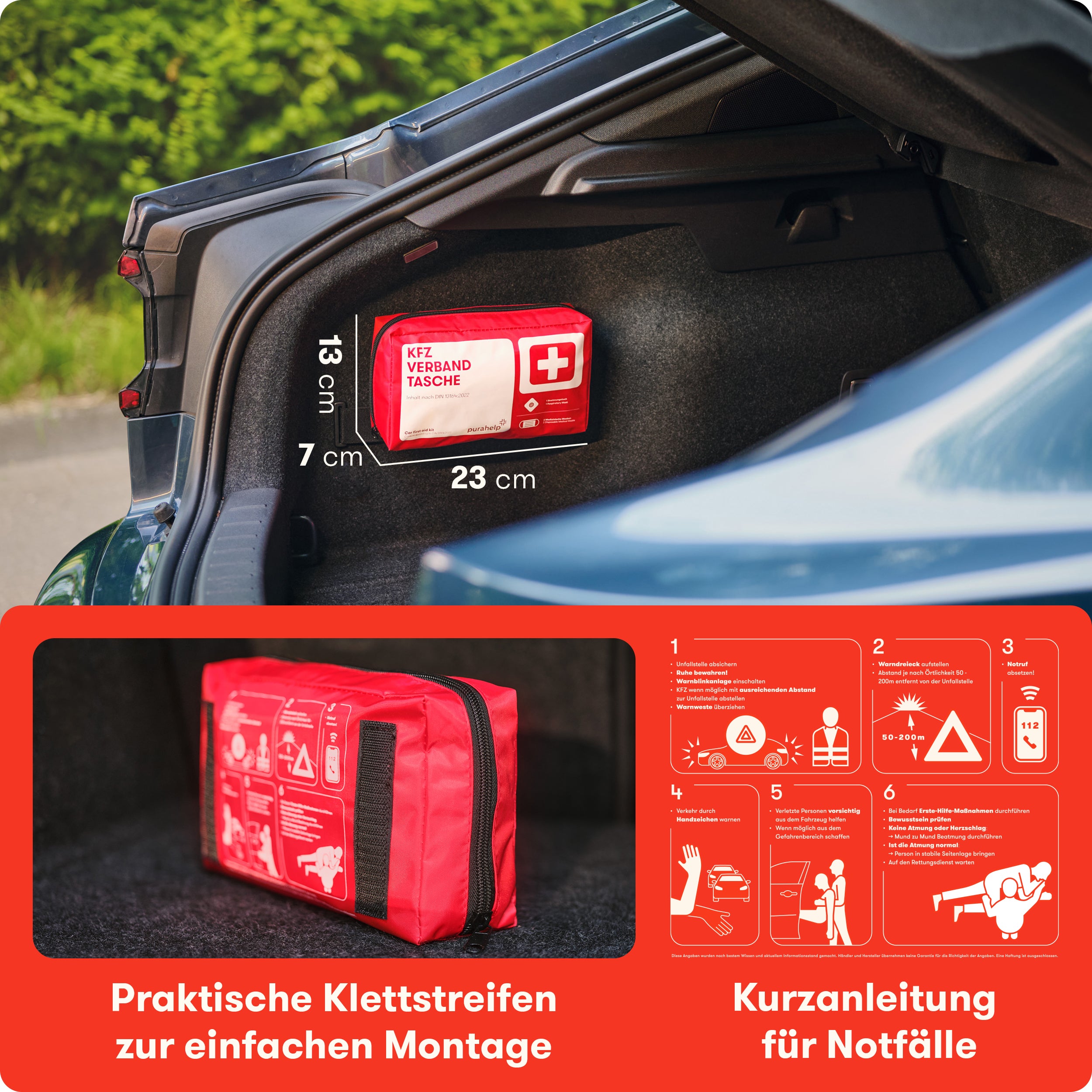 5x Originale Seat Verbandtasche Erste Hilfe Verbandskasten Kfz in  Nordrhein-Westfalen - Paderborn