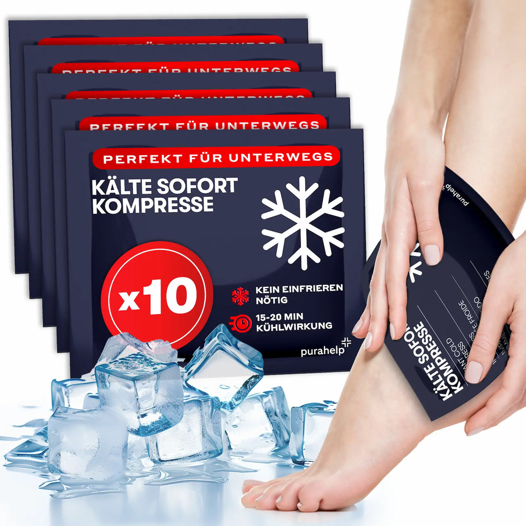 Kühlpads zum Knicken (10 Stk.) – Sofort kalt, überall einsetzbar