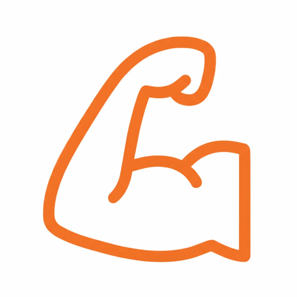 Icon starker Arm – Wert „Stärkend“: Menschen im Notfall befähigen und schützen